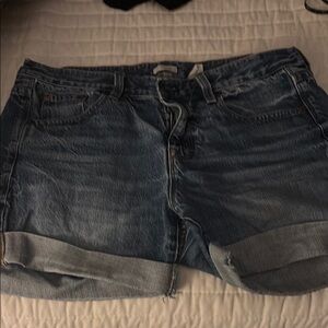 J. Crew Rolled Cuff Denim Shorts size 28